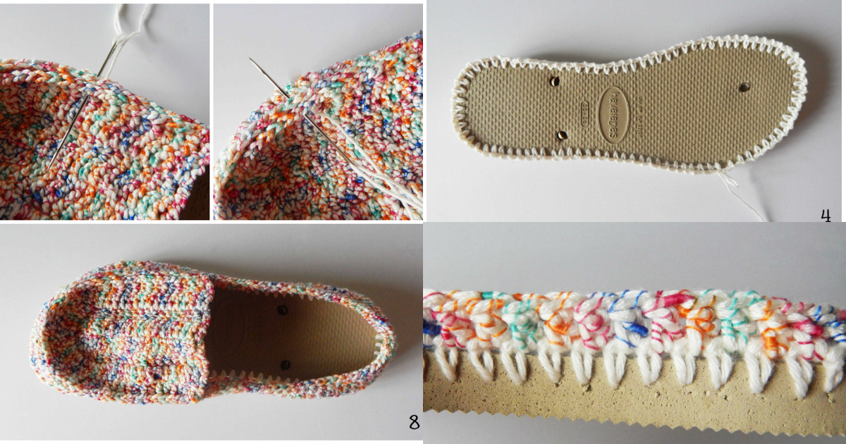 how to crochet espadrilles