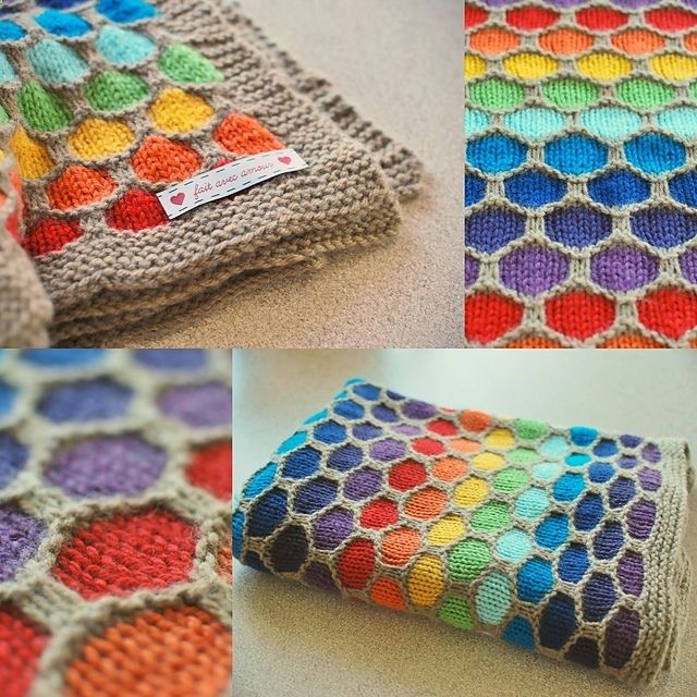 how to crochet honeycomb stitch 8