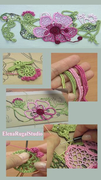 how to crochet irish lace 6