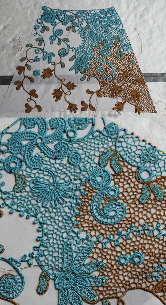 how to crochet irish lace 8