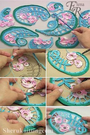 how to crochet irish lace