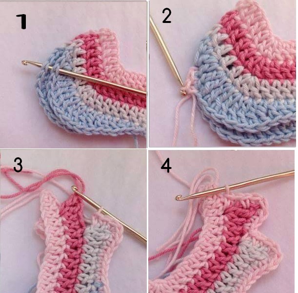 how to crochet little birds 5