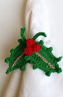 how to crochet napkin rings 11