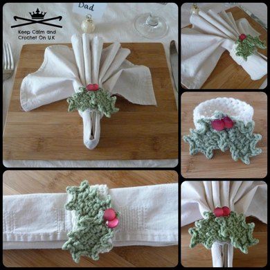 how to crochet napkin rings 4