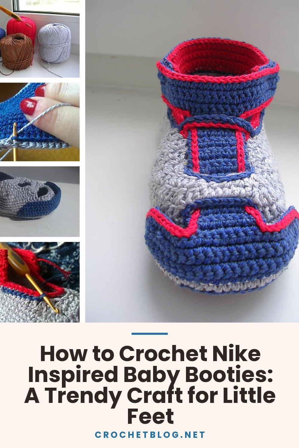How to Crochet Nike Inspired Baby Booties: A Trendy Craft for Little Feet