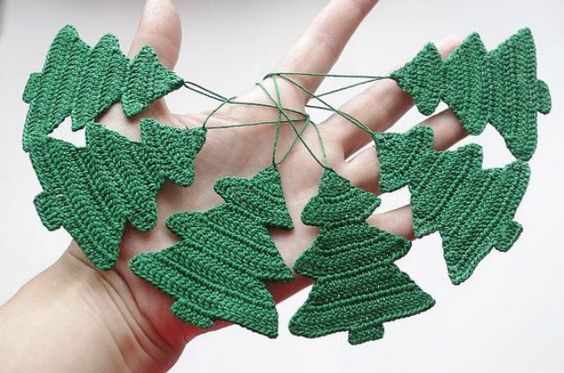 how to crochet pine tree 4