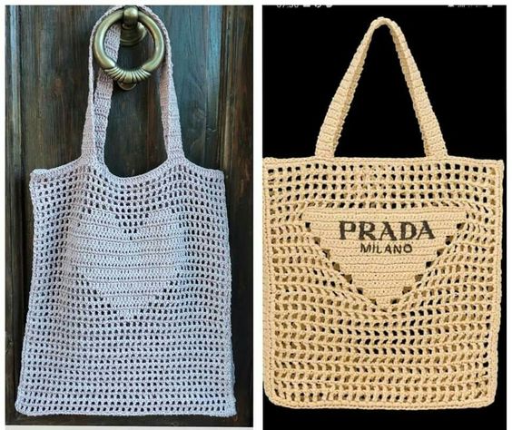 DIY Crochet Prada Bag Tutorial #crochet #gantsilyo 