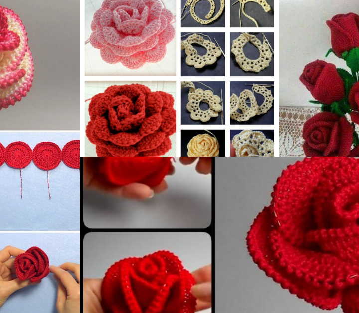How To Crochet Roses