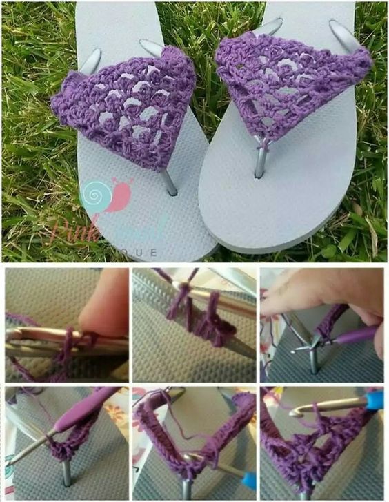 how to crochet sandals 2