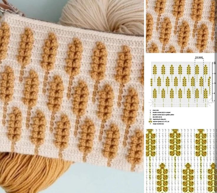 how to crochet wheat 6