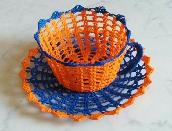 how to make a crochet teacup 5