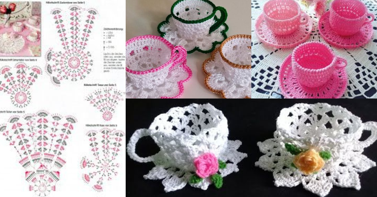 how to make a crochet teacup