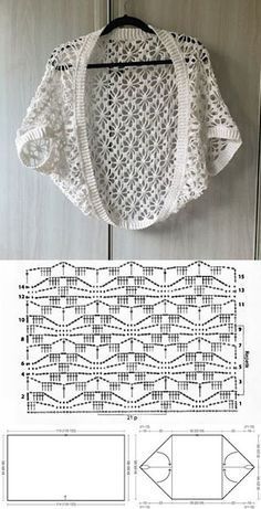 how to make a crocheted cardigan 5
