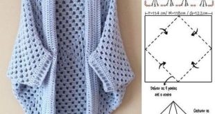 how to make a crocheted cardigan 6