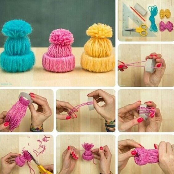 how to make a pompom gnome 1