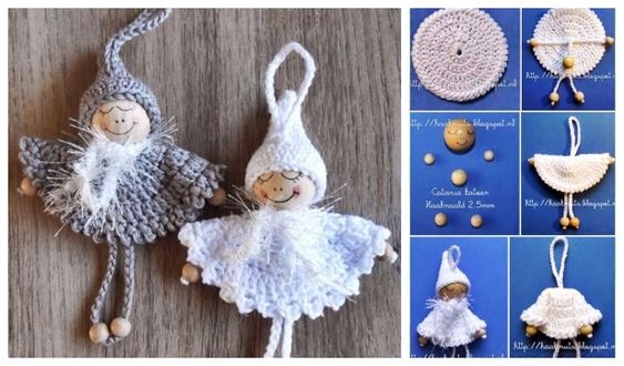 how to make a super easy crochet angel 1