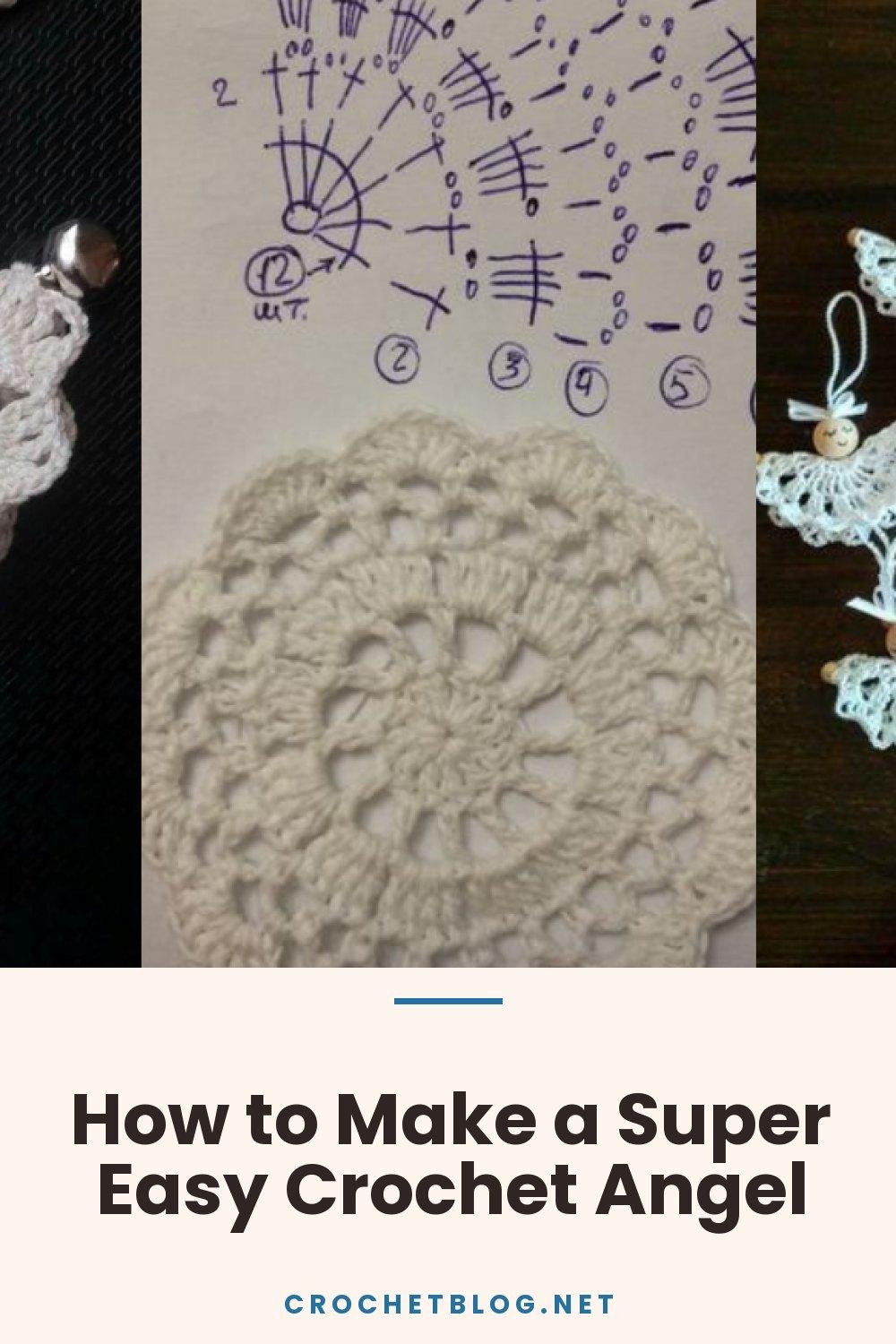 How to Make a Super Easy Crochet Angel