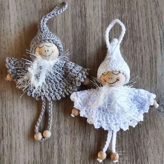 how to make a super easy crochet angel 5