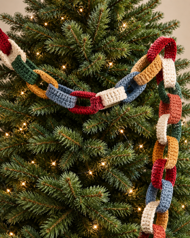 how to make crochet chains for christmas 3 scaled