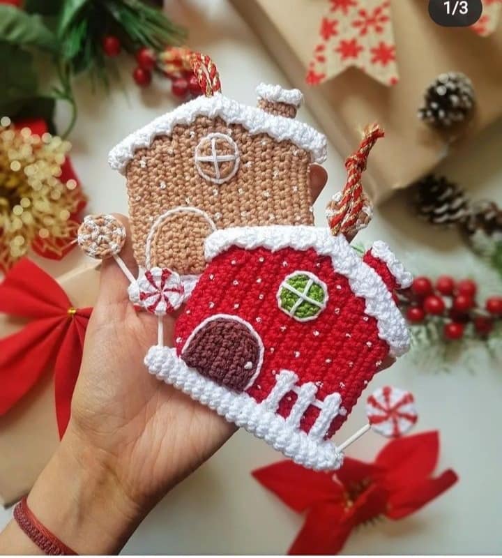 how to make houses in crochet 3