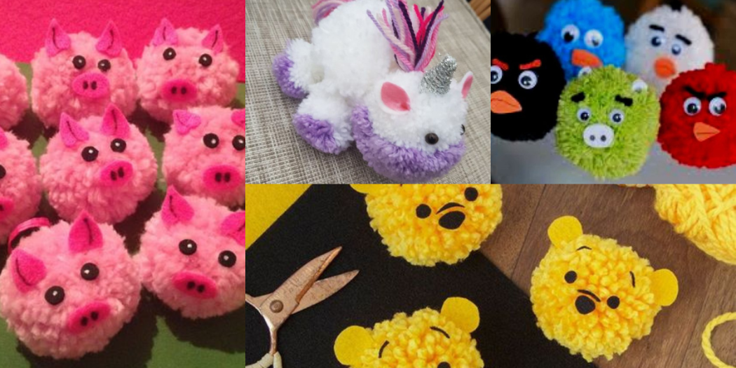 How To Make Pom Pom Cute Animals