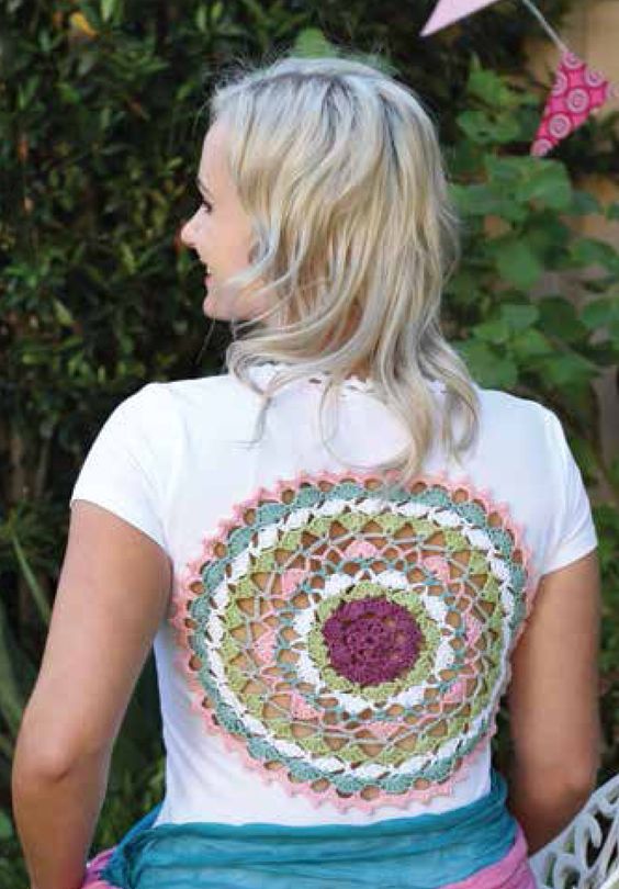 how to upcycle clothes with crochet 6