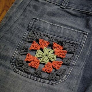 how to upcycle clothes with crochet 8