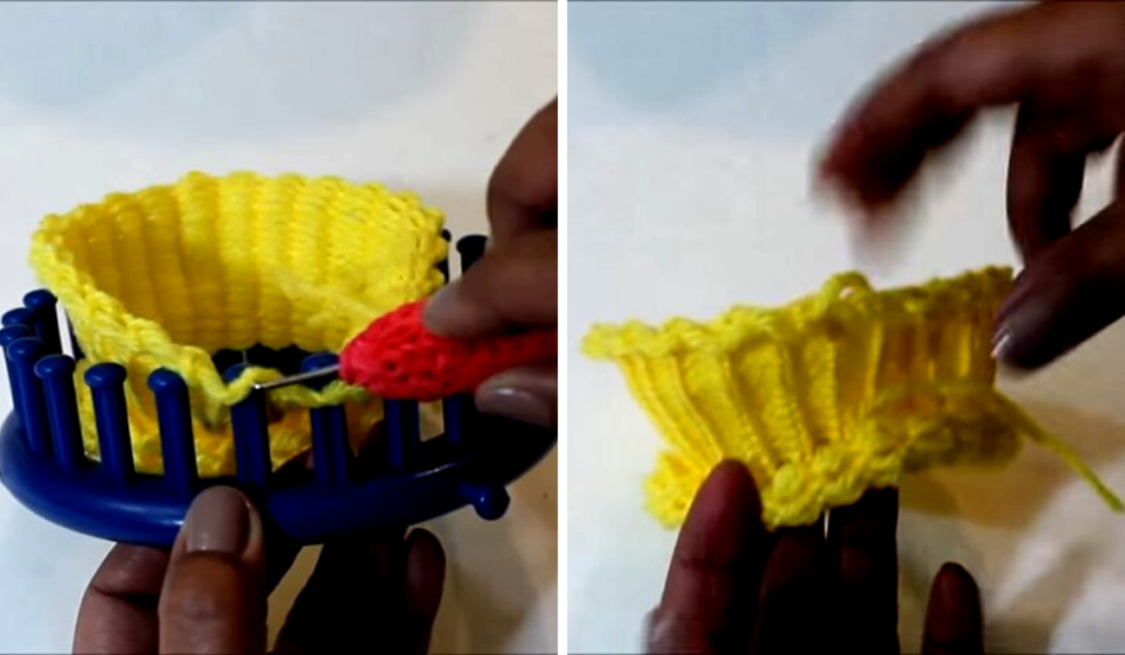 how to weave a kitten with a loom 6