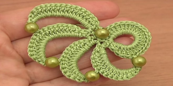 irish crochet motif