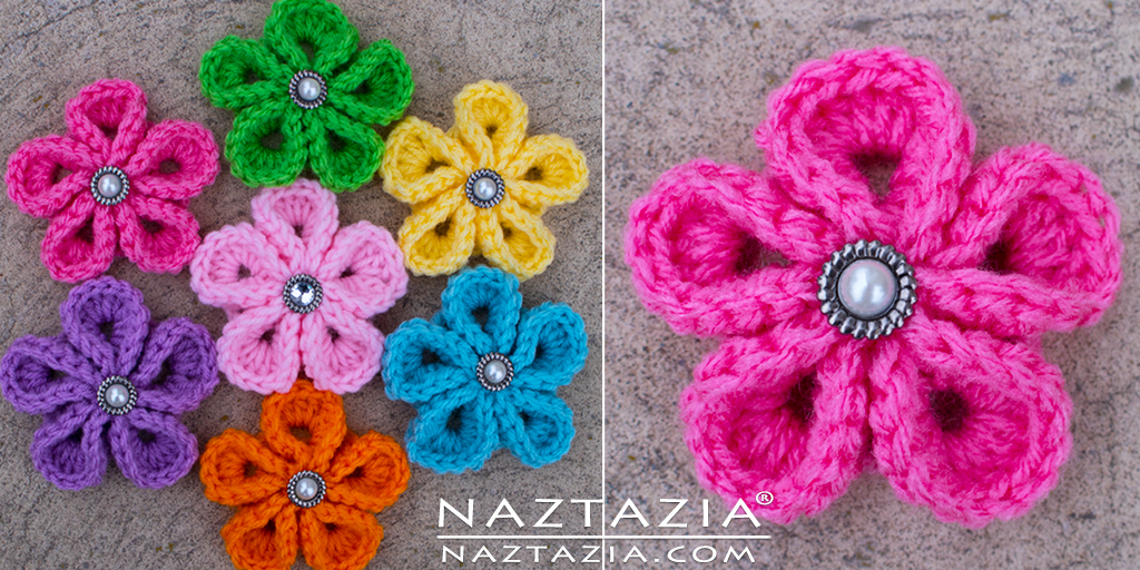 japoneses flower crochet