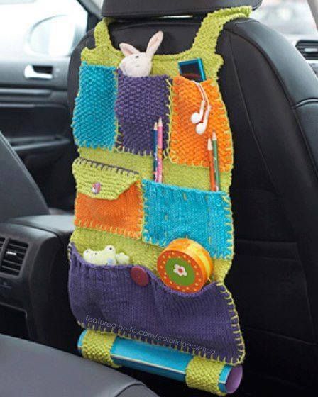 kids crochet car organizers ideas 1