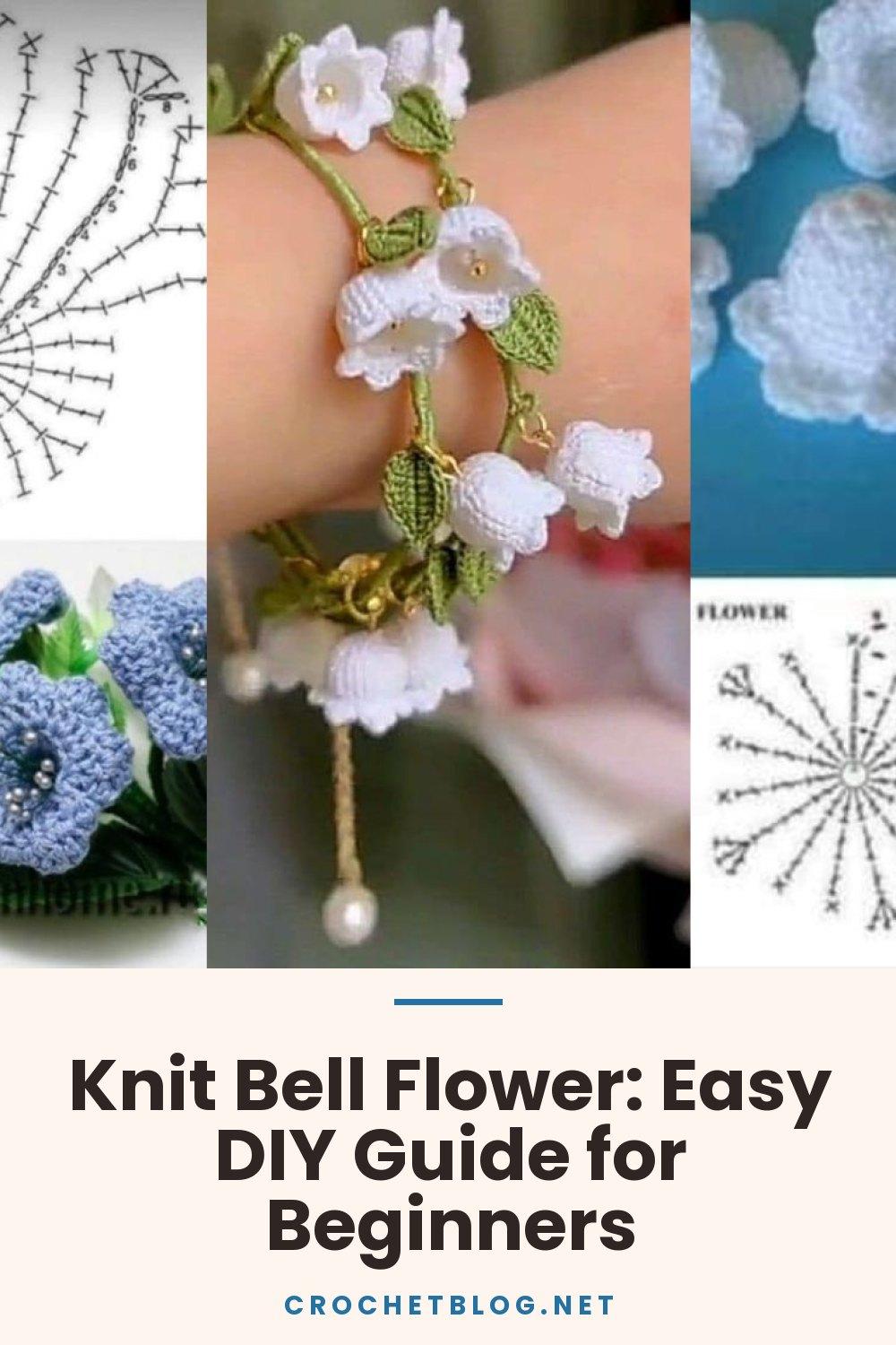 Knit Bell Flower: Easy DIY Guide for Beginners