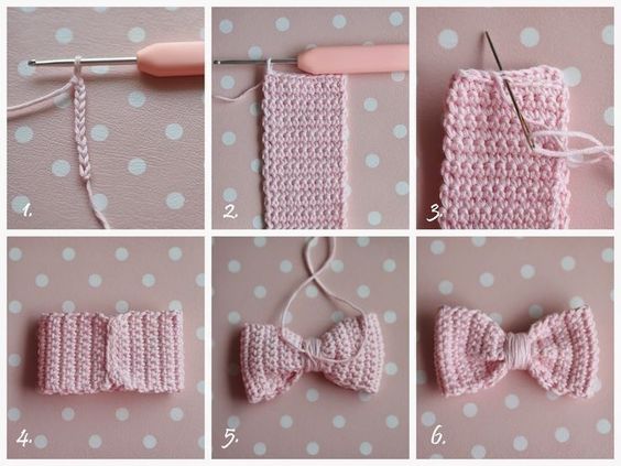 knitted bows for different occasions 6