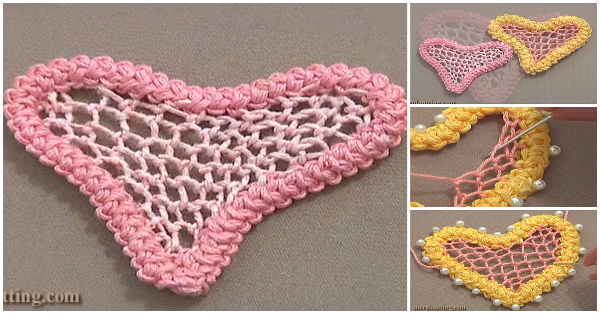 Crochet Lace Heart
