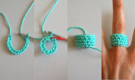 learn how to make beautiful crochet rings 2