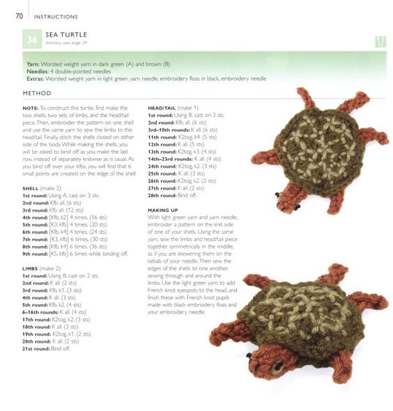 little turtle pattern crochet 6