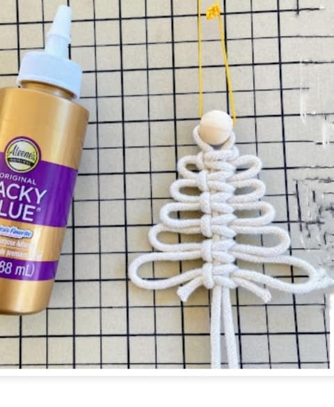 macrame christmas tree decorations 7