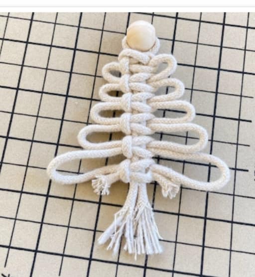 macrame christmas tree decorations 9