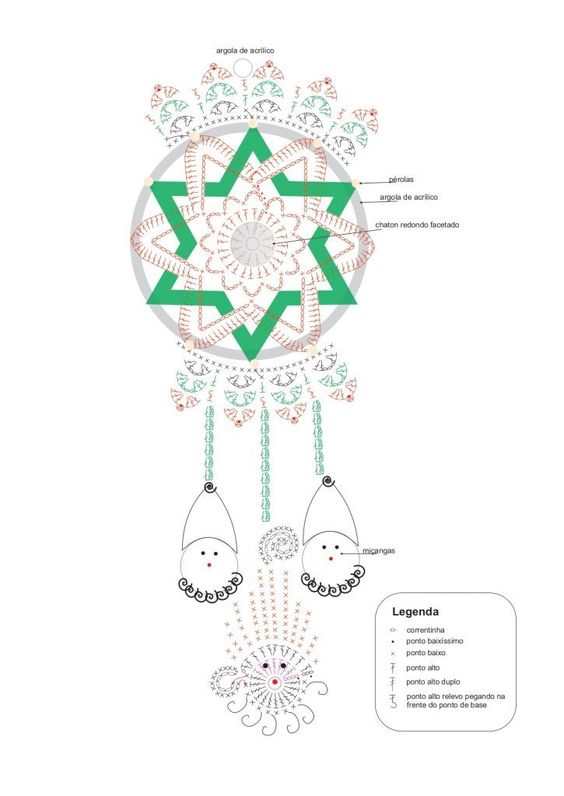 magical christmas theme dream catcher 1