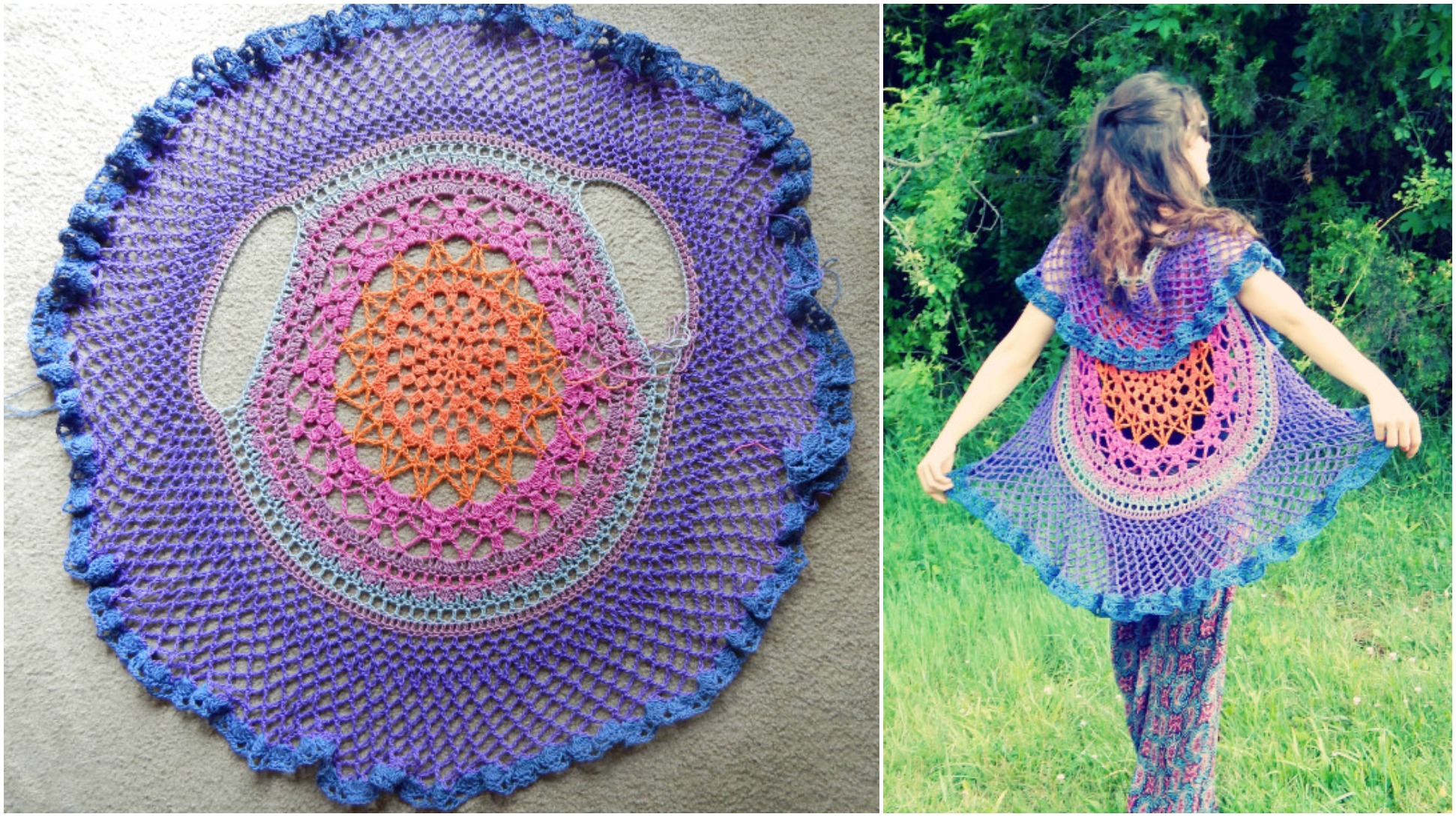 mandala circular vest