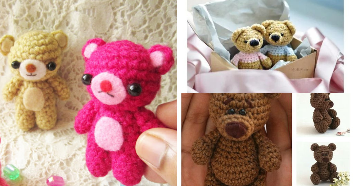 mini amigurumi bear patterns