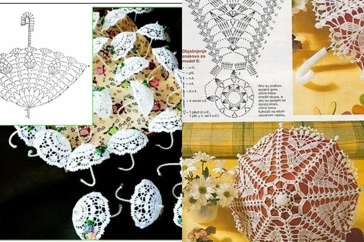 mini crochet umbrella ideas 5