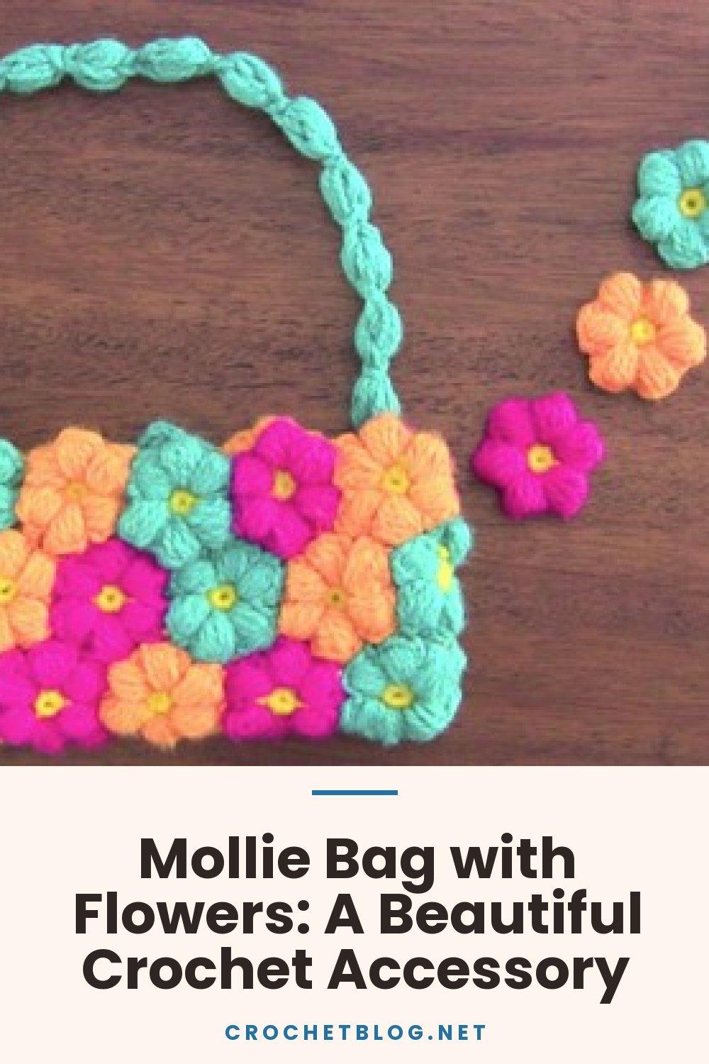 Mollie Bag with Flowers: A Beautiful Crochet Accessory