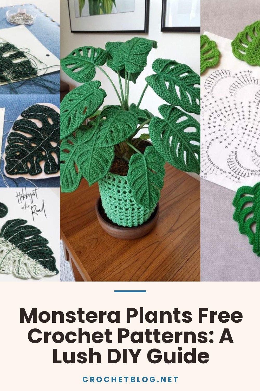 Monstera Plants Free Crochet Patterns: A Lush DIY Guide