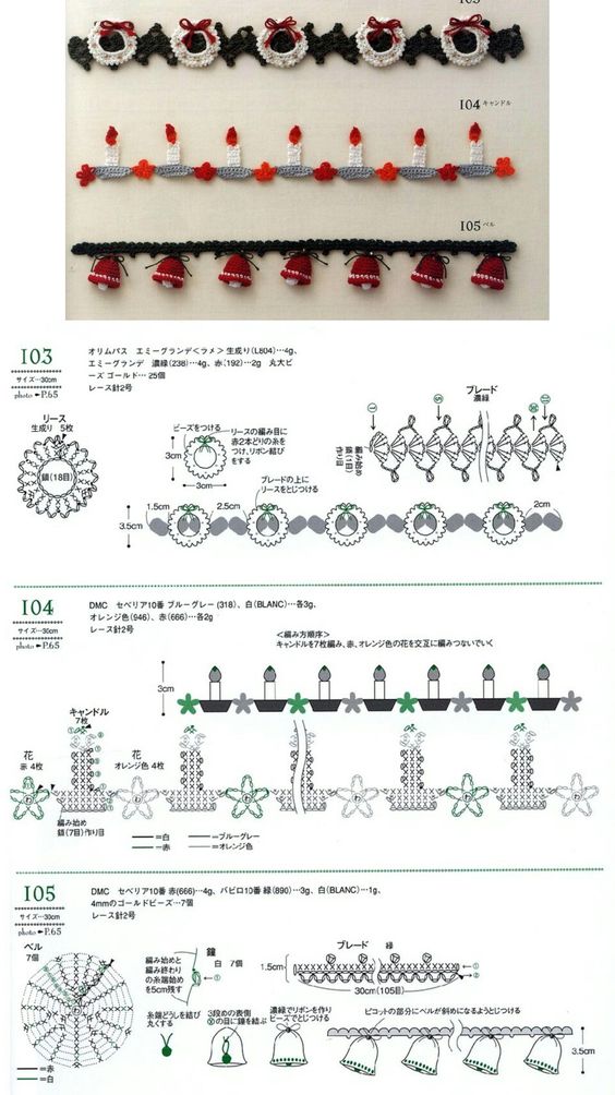 original christmas crochet edging 1