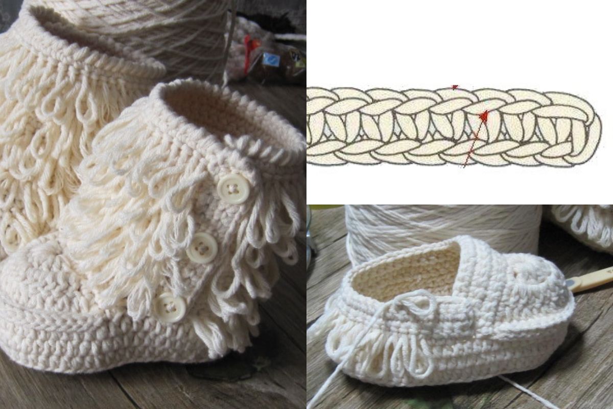 original crochet baby booties 9