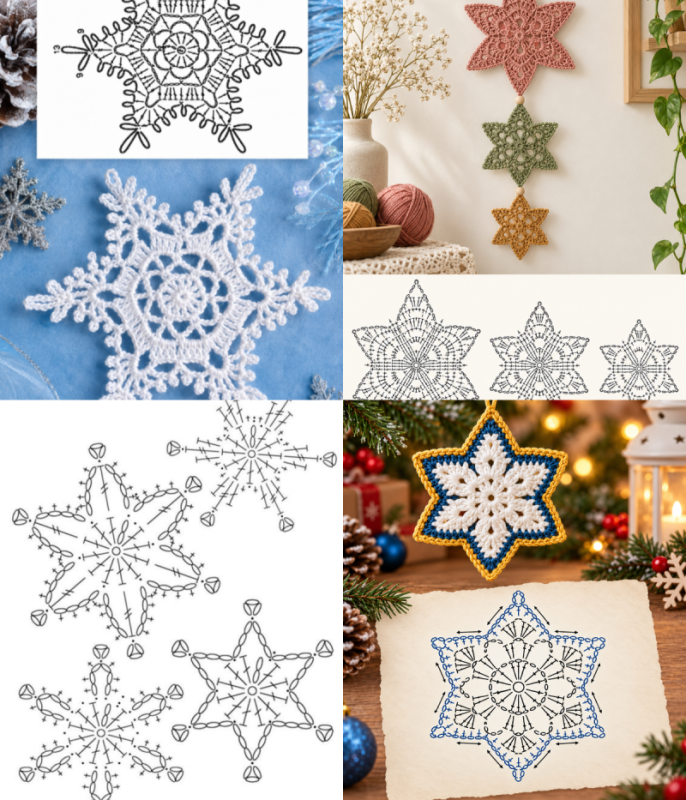 original wall art ideas crochet stars 3 scaled