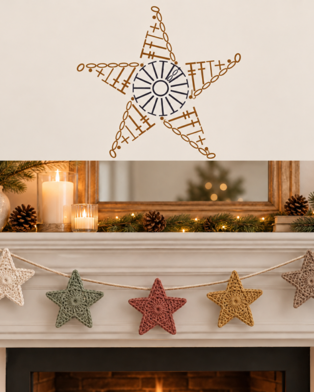 original wall art ideas crochet stars 4 scaled