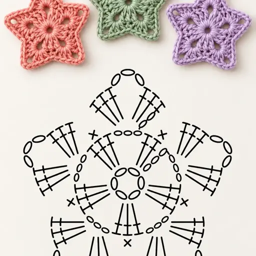 original wall art ideas crochet stars 7