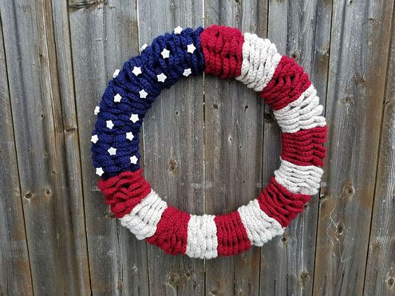 patriotic 4th of july wreath crochet patterns 1 1